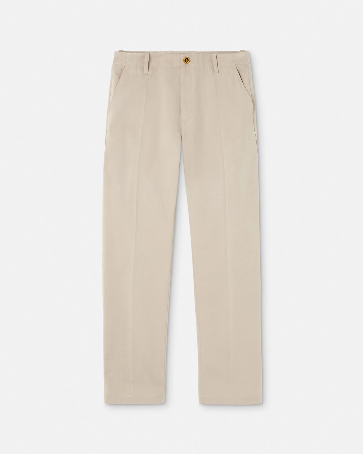 Embroidered Logo Gabardine Pants - 1