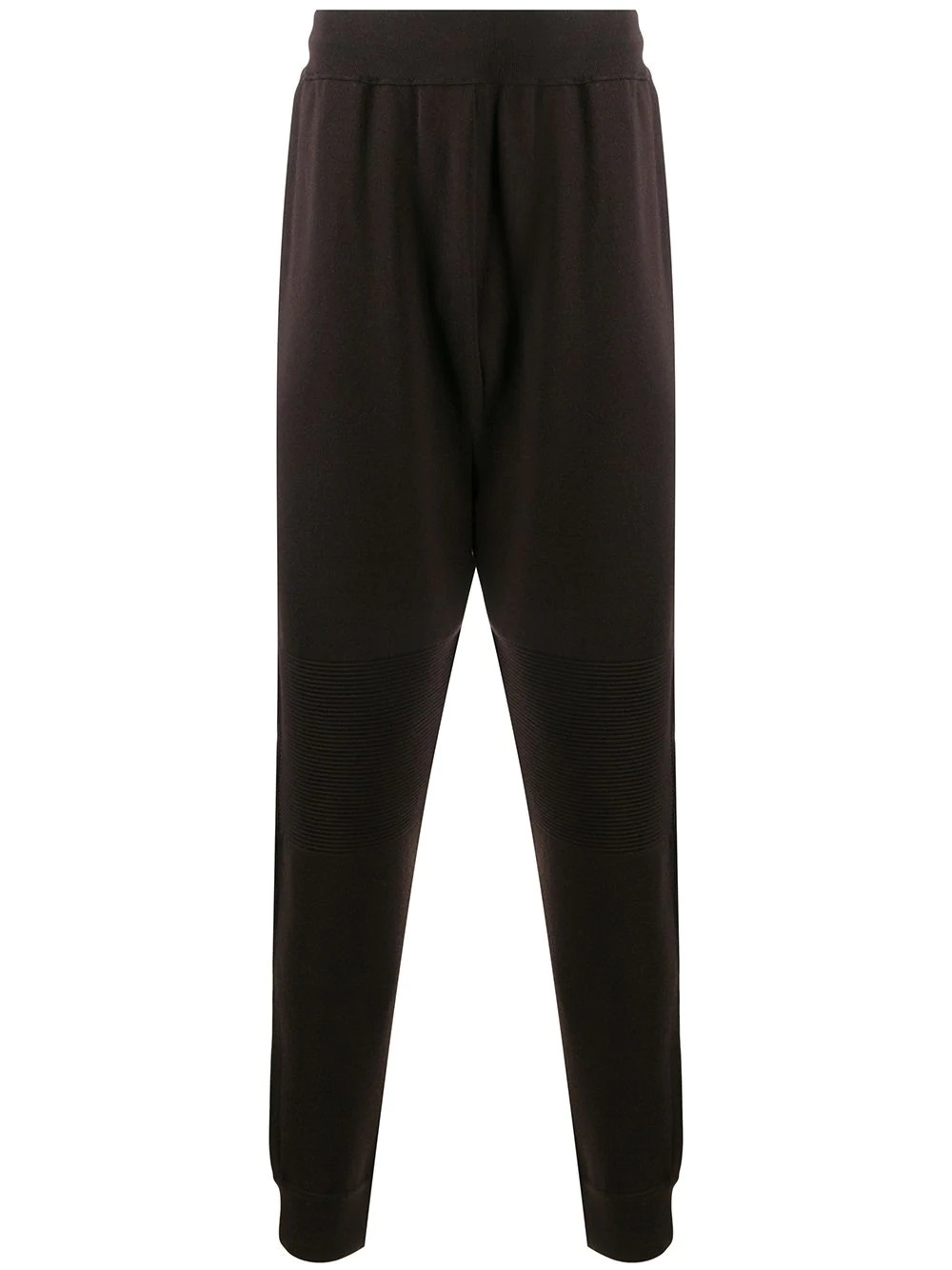 tapered wool-blend trousers - 1