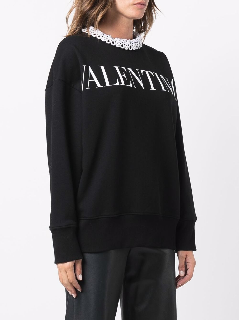 logo-print long-sleeve sweatshirt - 3