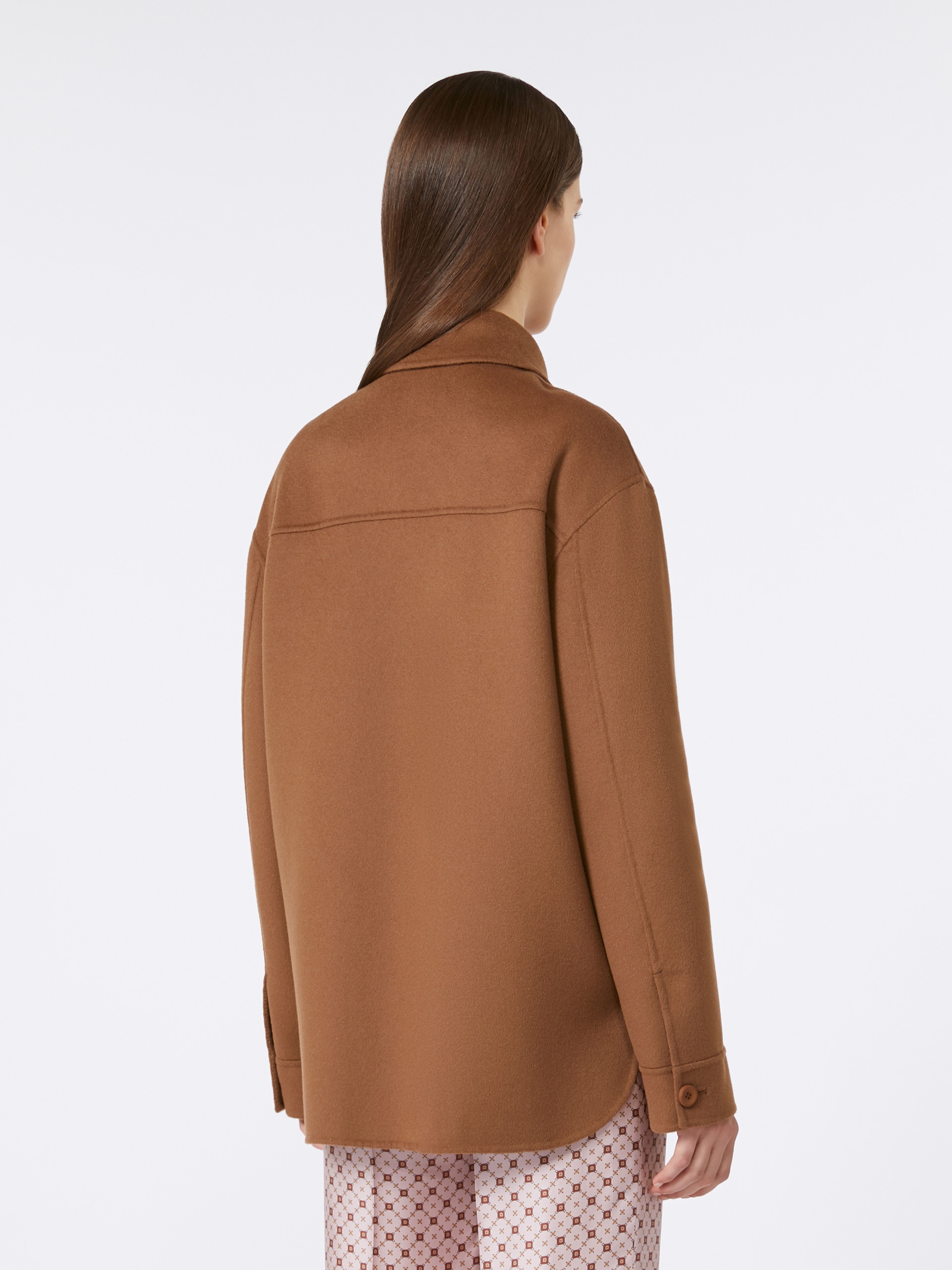 EXTRA Jacket in wool, cashmere and silk broadcloth - 4