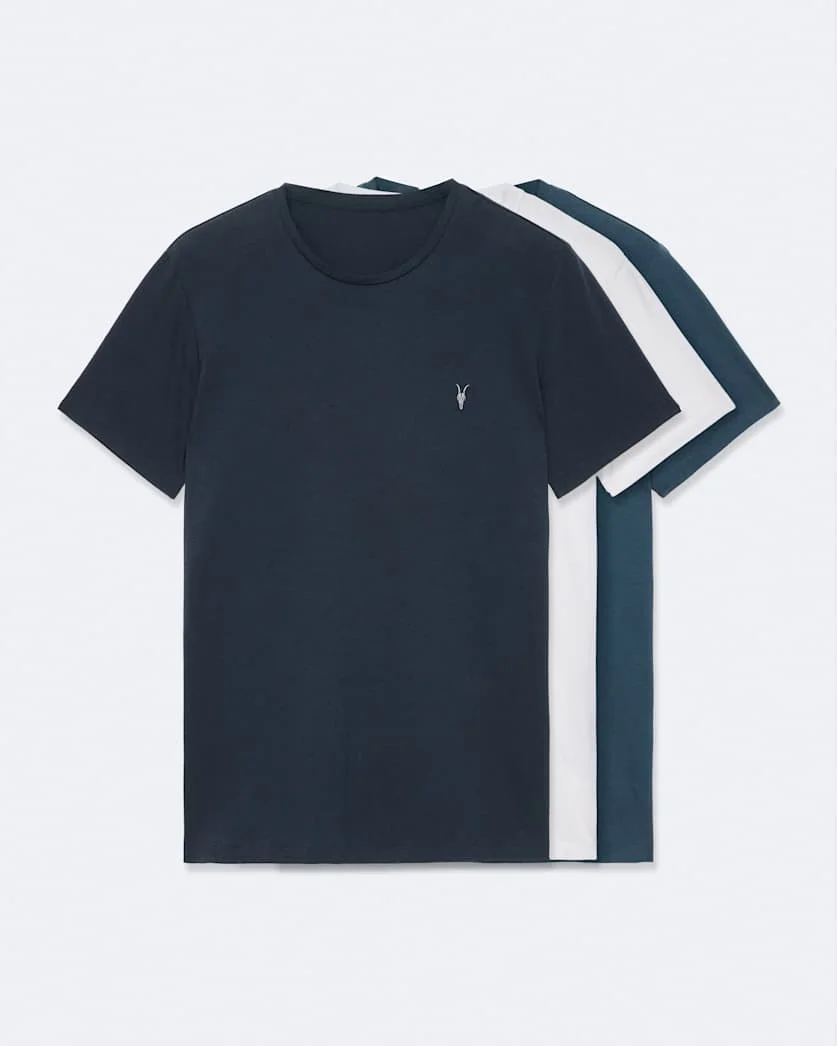 SHORT SLEEVE COTTON T-SHIRT 3 PACK - 1