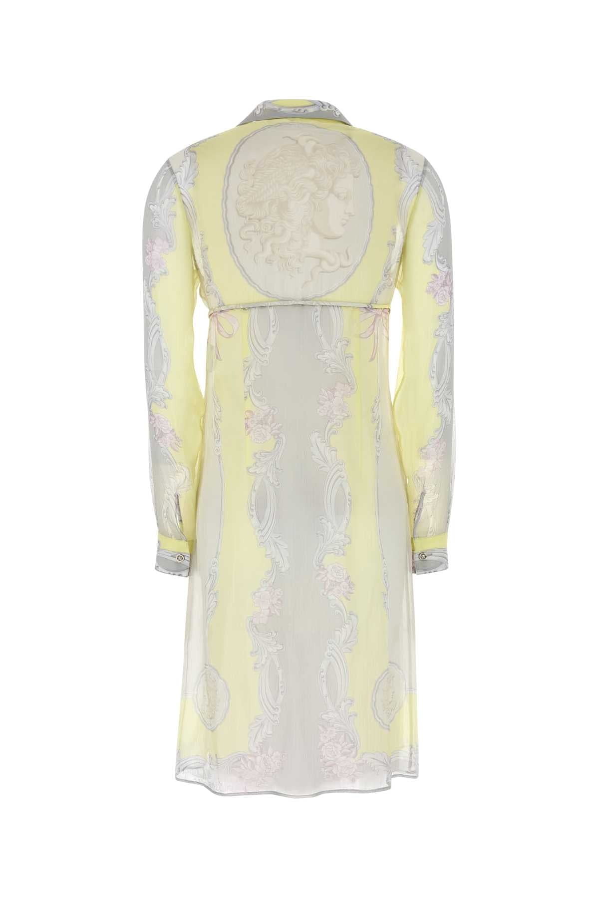 Versace Women Printed Crepe Shirt Dress - 2