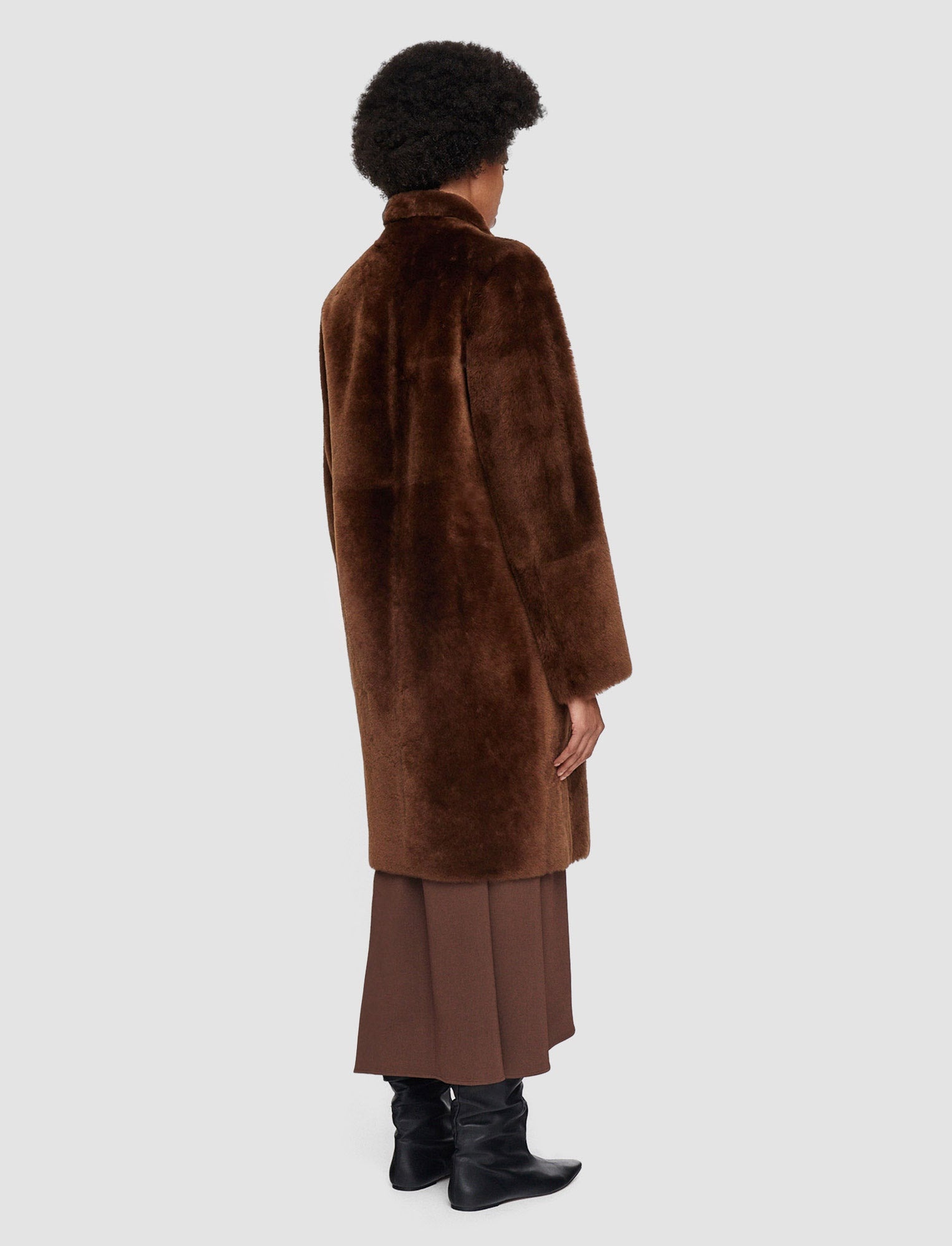 Reversible Shearling Britanny Coat - 3
