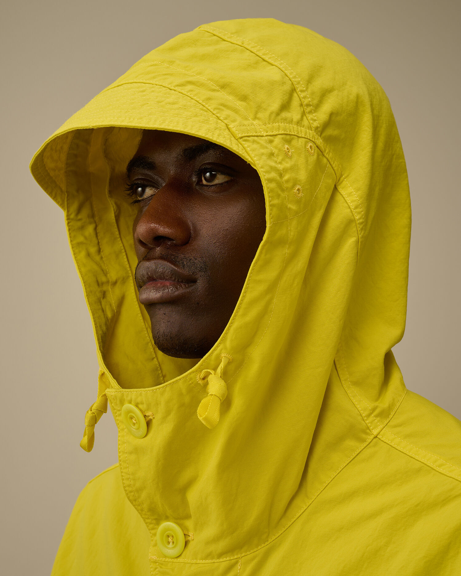 Twill Hooded Short Jacket - 6