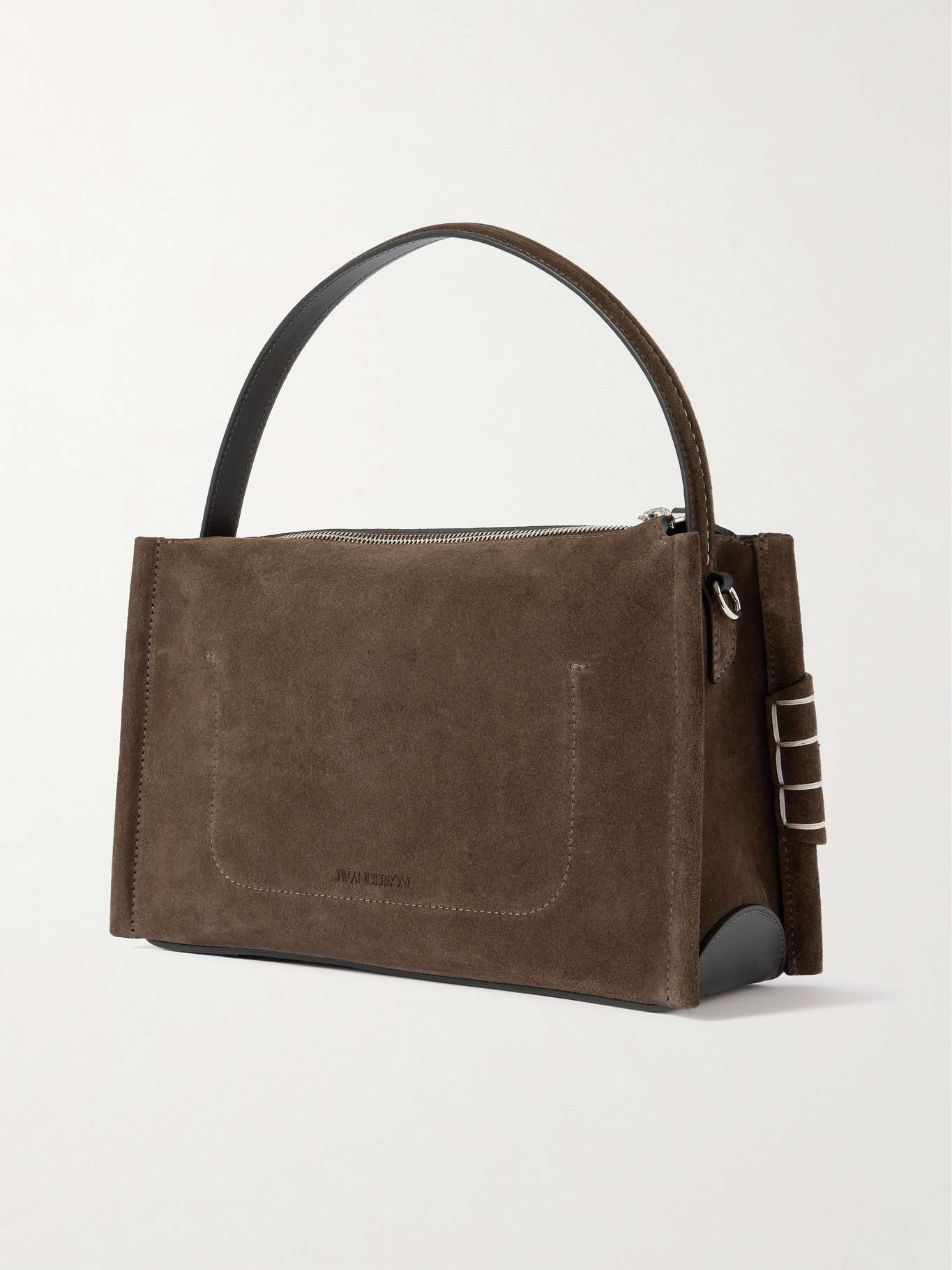 Loafer suede shoulder bag Brown - 3