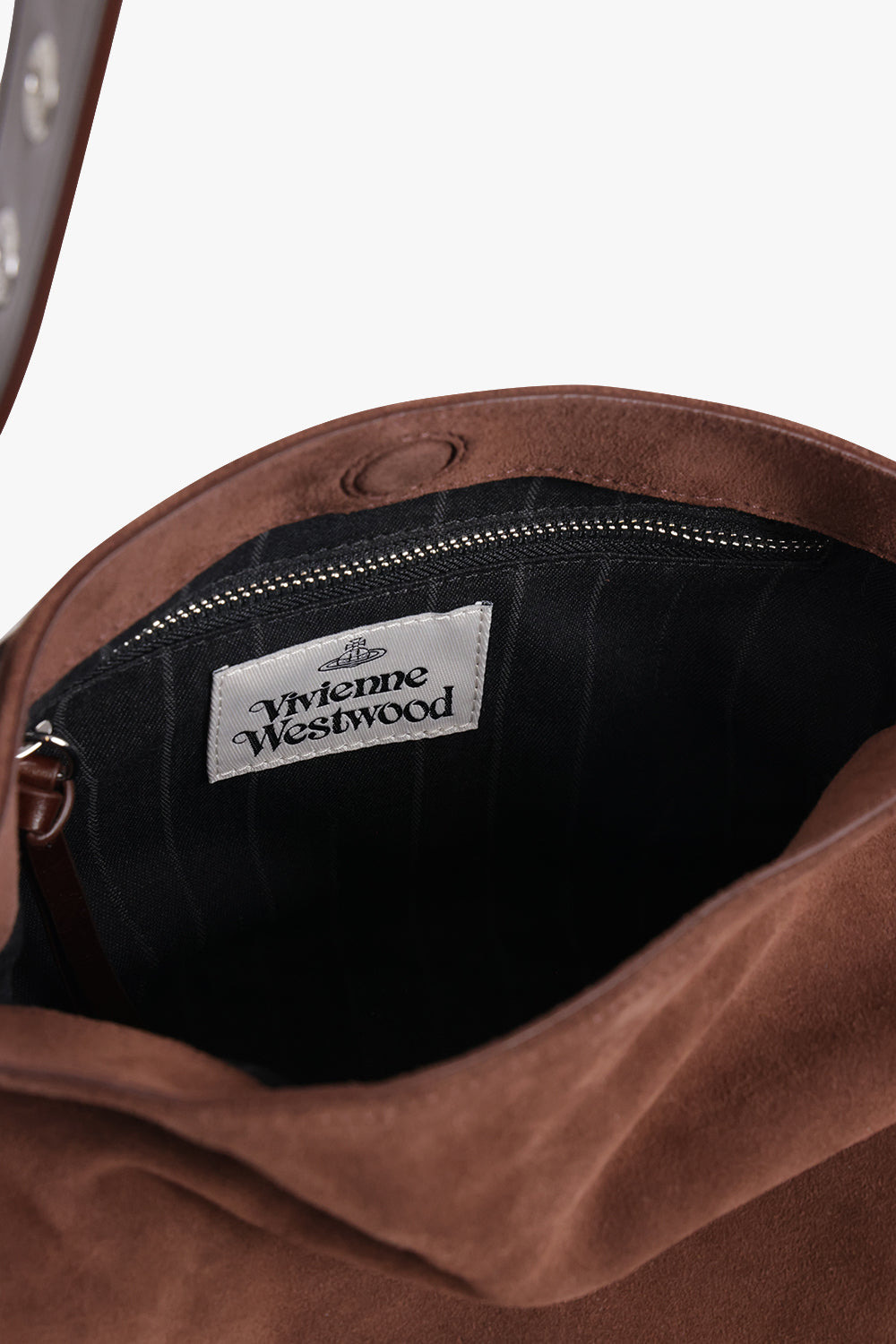 MAXIME SMALL SUEDE CROSSBODY BAG | CHOCOLATE BROWN - 3