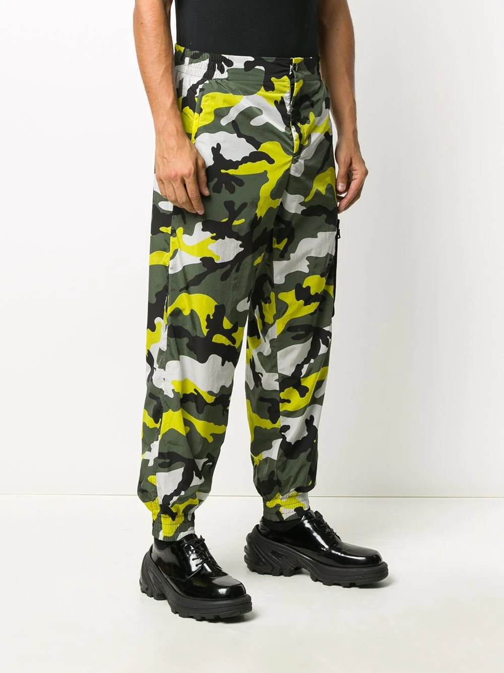 camouflage print track pants - 3