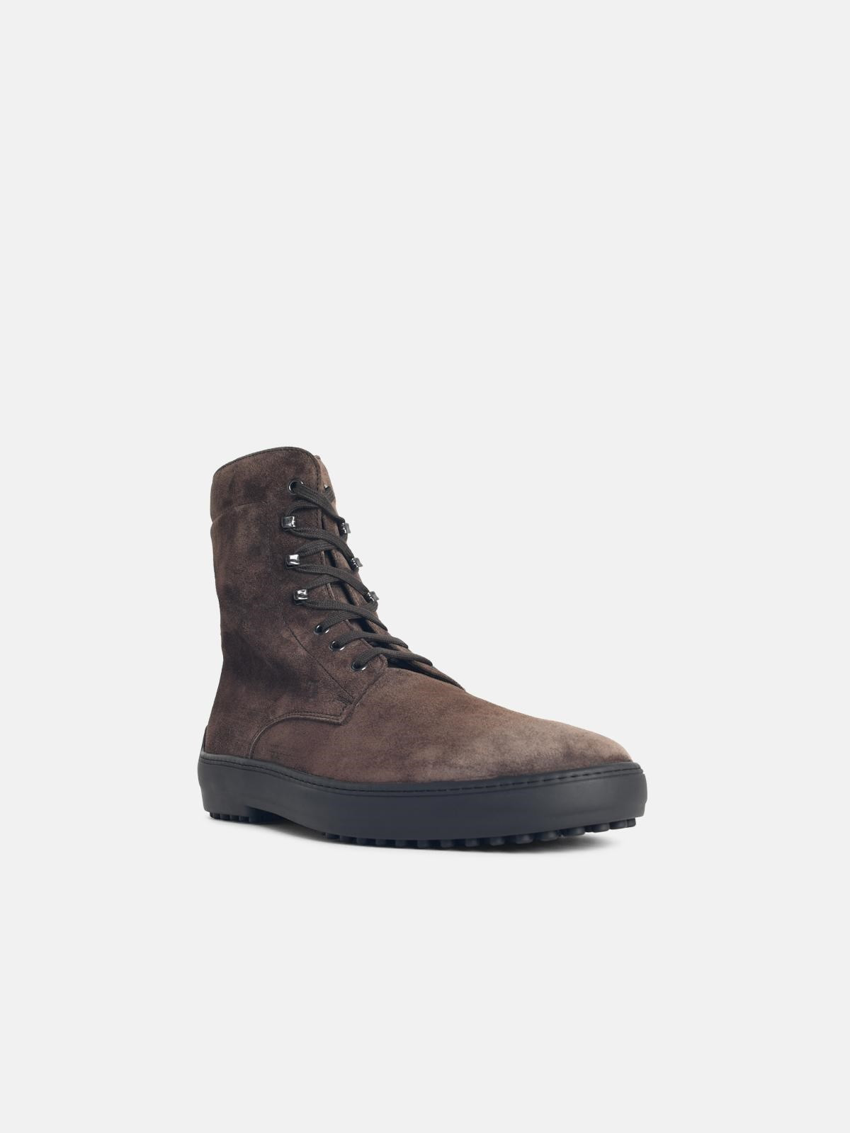 BROWN SUEDE ANKLE BOOTS - 2
