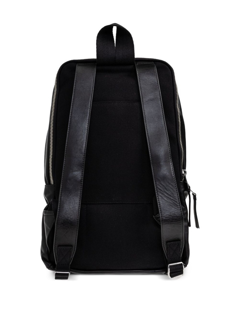 Finn logo-embossed leather backpack 3