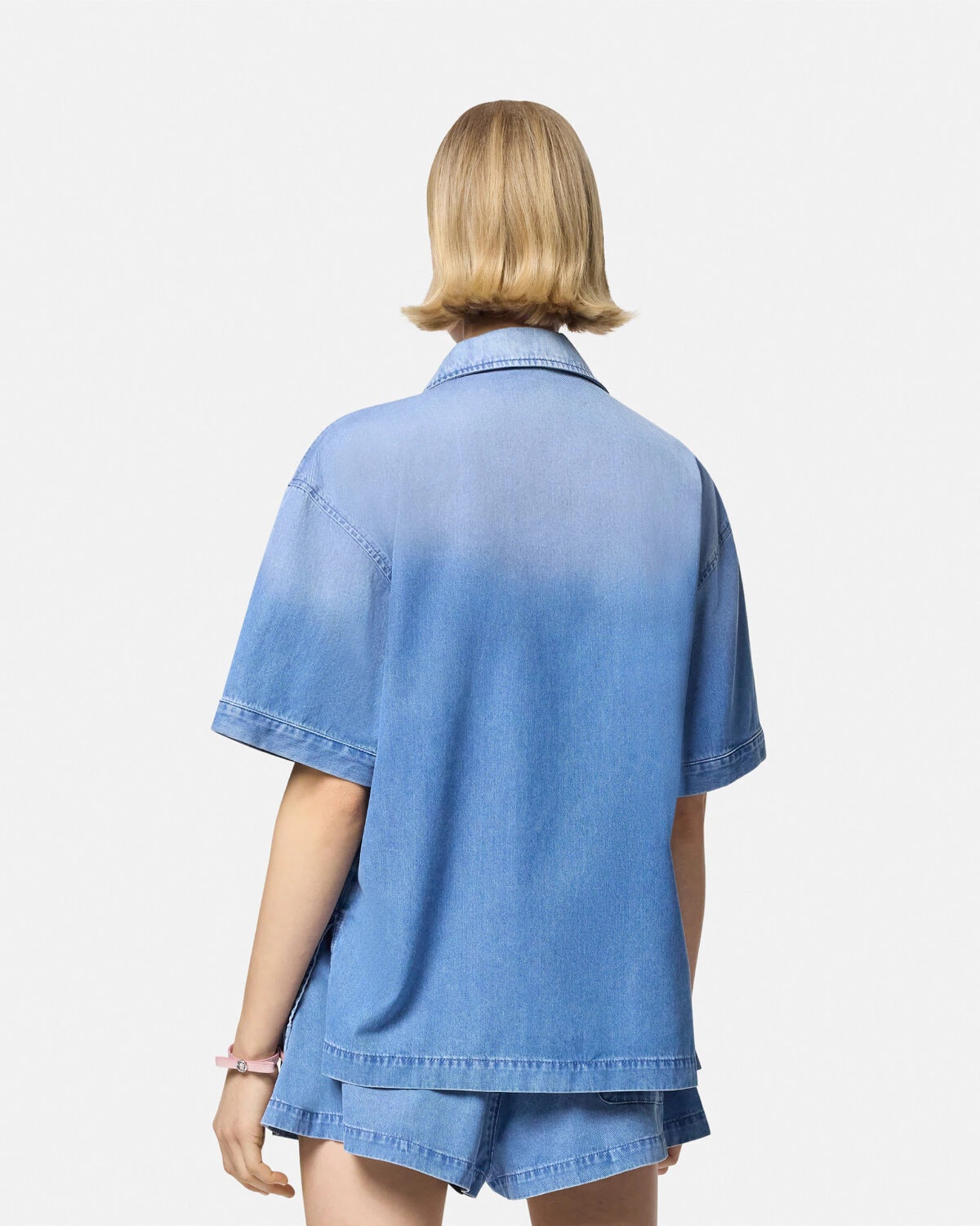 Denim Boxy Shirt - 5