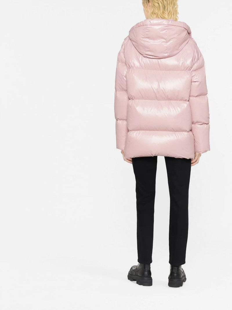 Iconic rear logo-print padded jacket 3