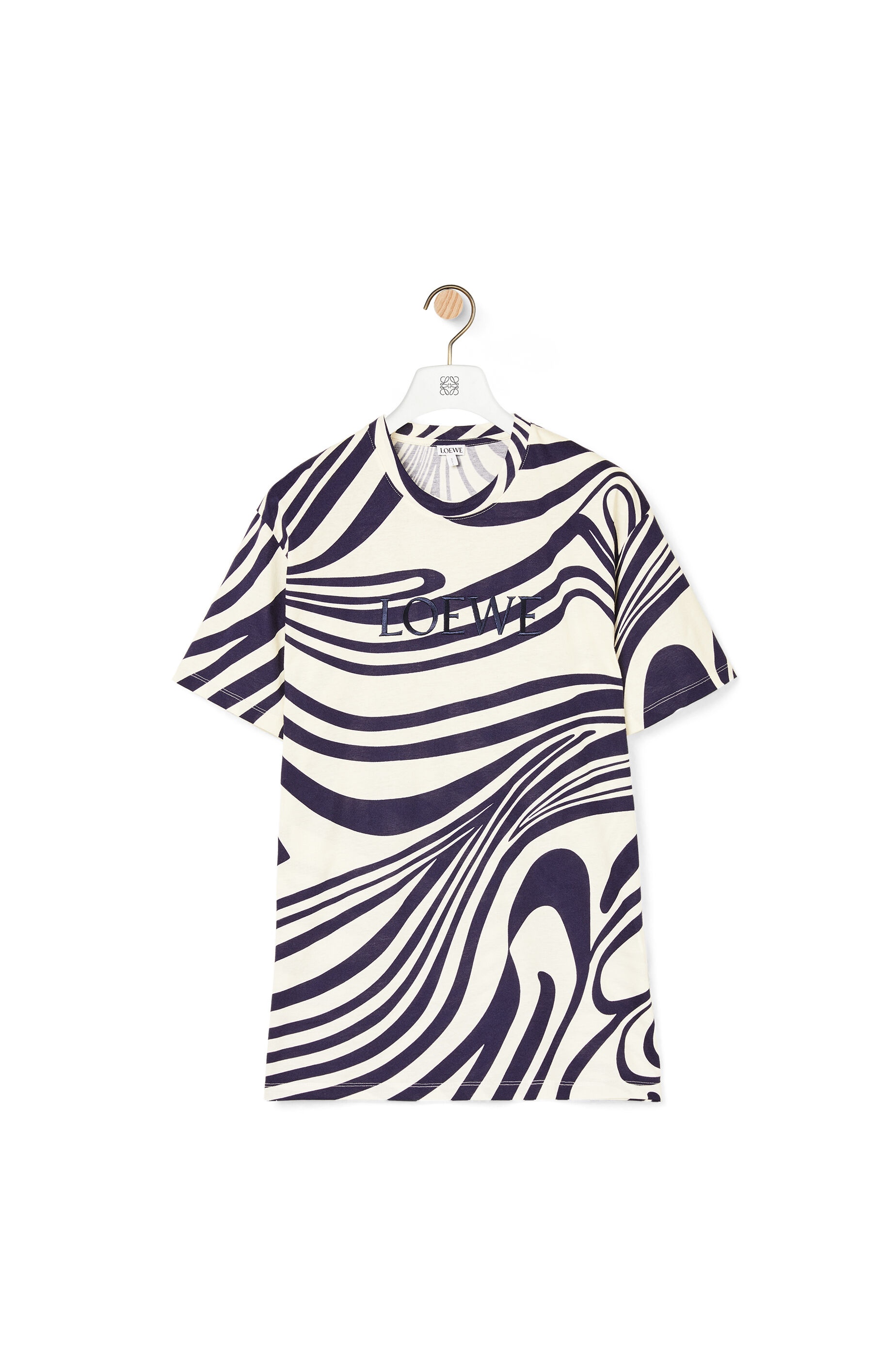 LOEWE T-shirt in psychedelic cotton - 1