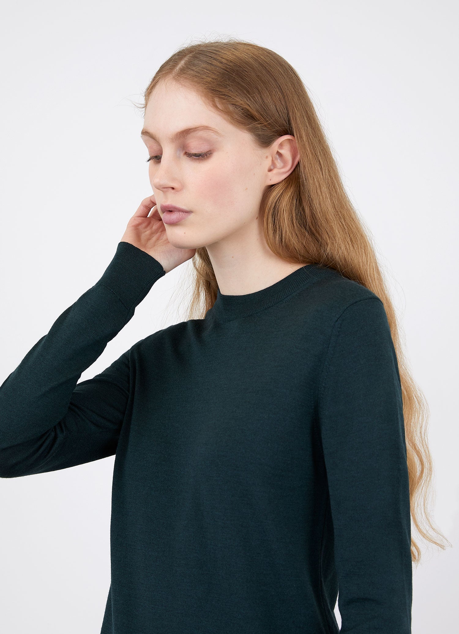 Merino Silk Crew Neck jumper - 4
