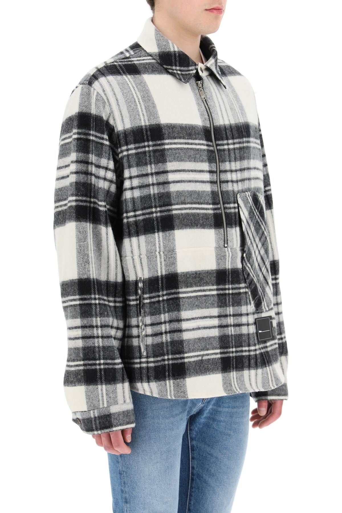 TARTAN WOOL ANORAK - 3