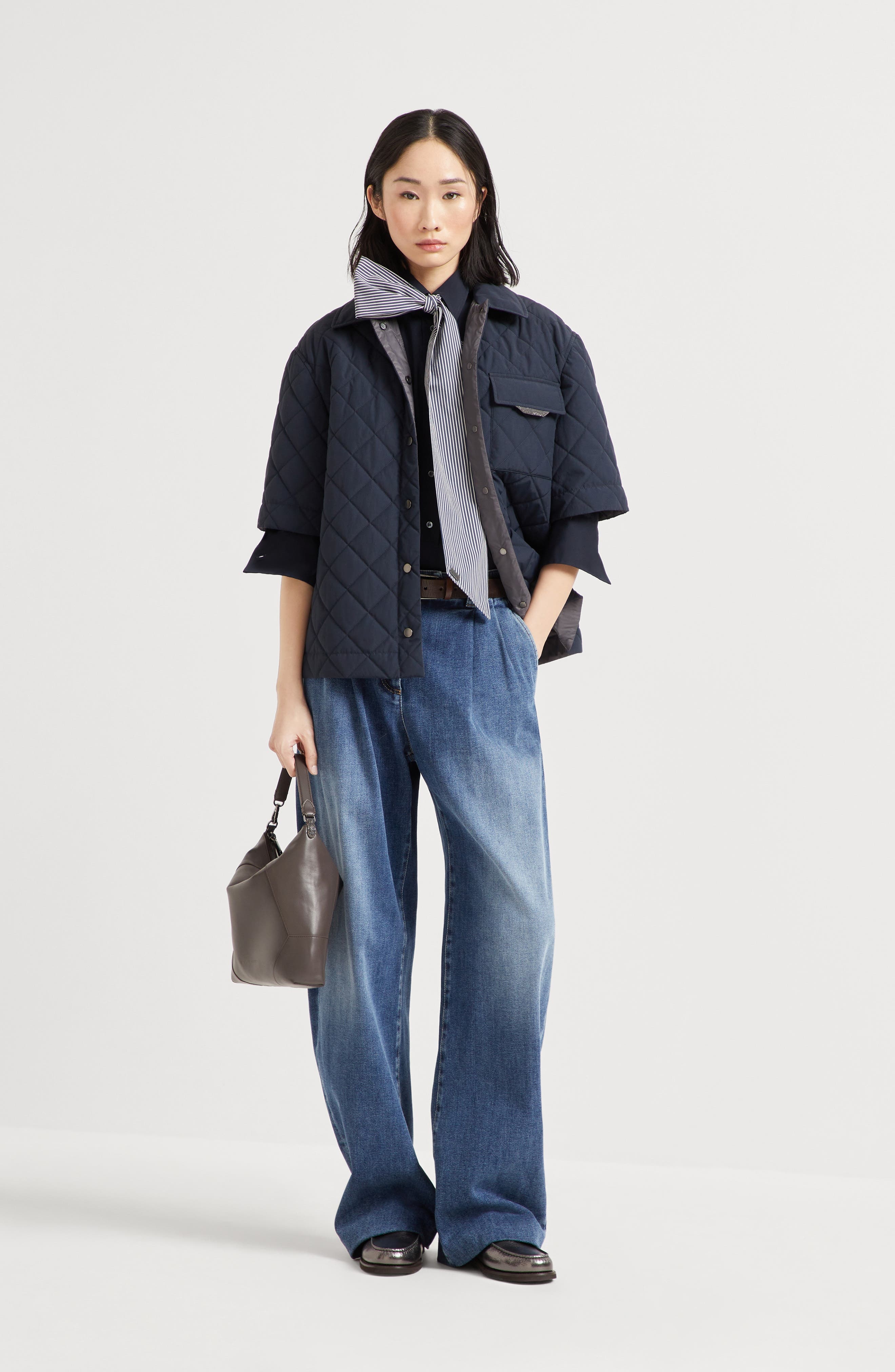 Brunello Cucinelli Outerwear with monili in Blue at Nordstrom - 6