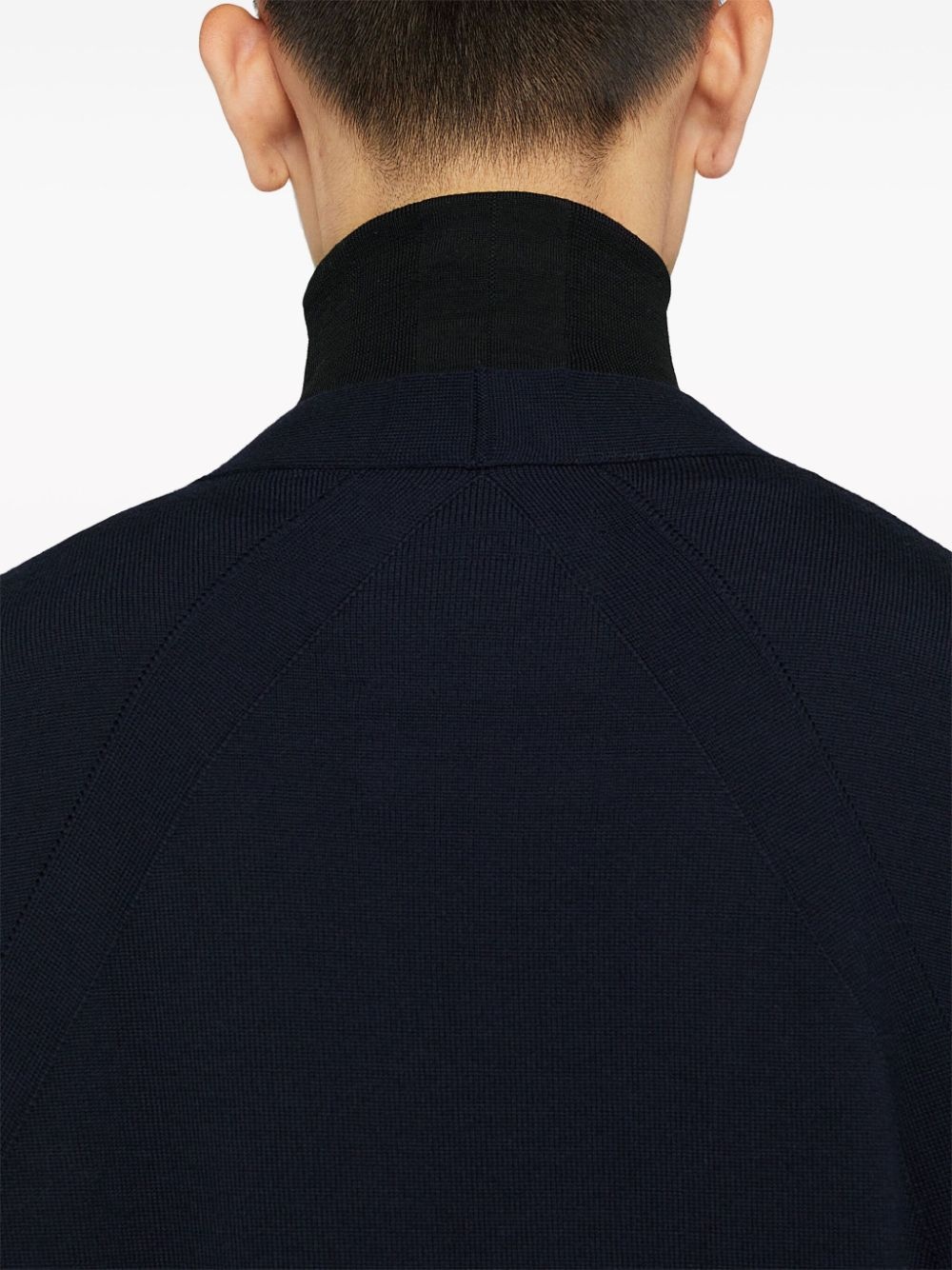 V-neck wool cardigan - 3