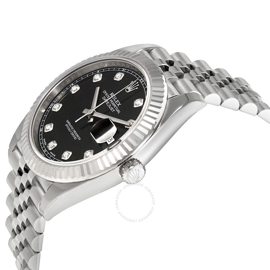 Rolex Datejust Black Diamond Dial Automatic Men's Jubilee Watch 126334BKDJ - 2