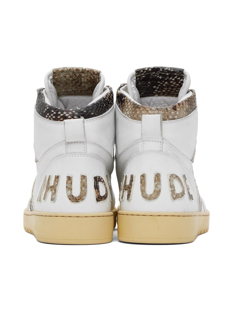 White Rhecess-Hi Sneakers 2