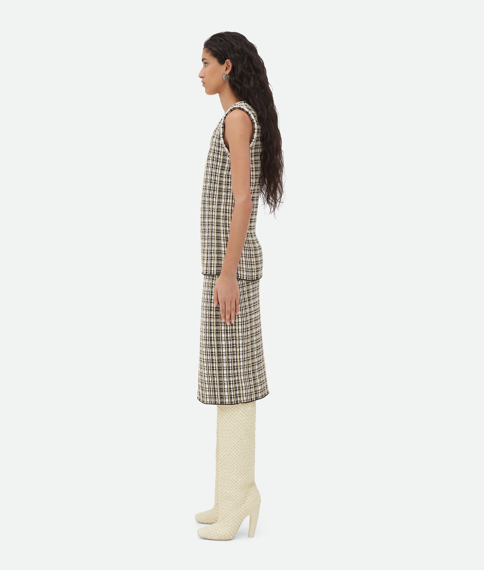 Cotton Viscose Check Top - 2