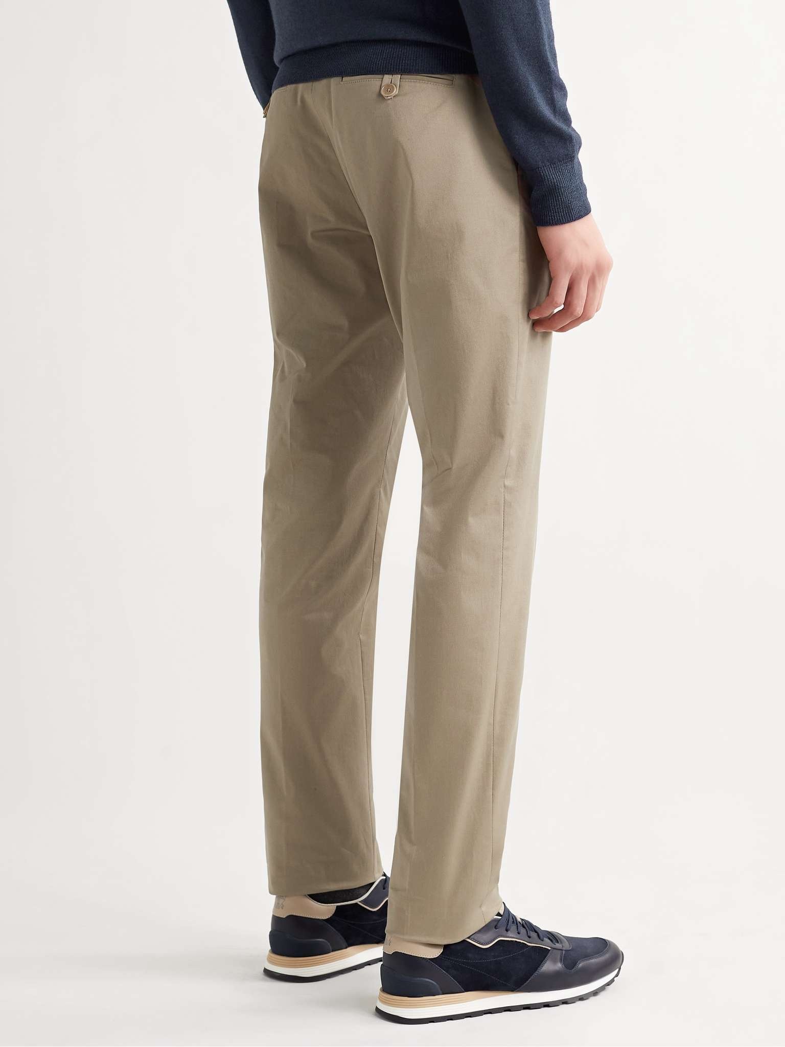 Slim-Fit Stretch-Cotton Twill Chinos - 4