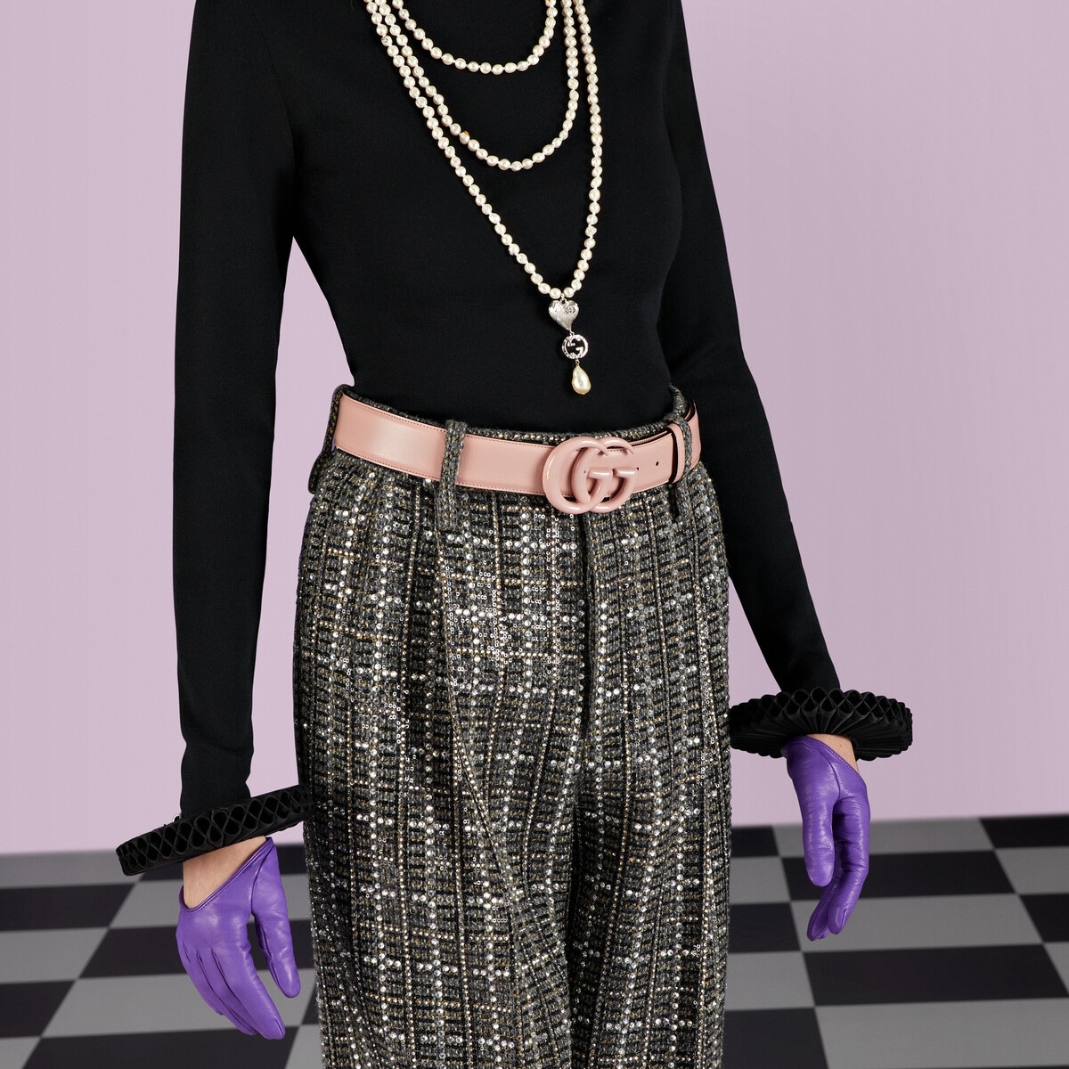 GG Marmont wide belt - 3