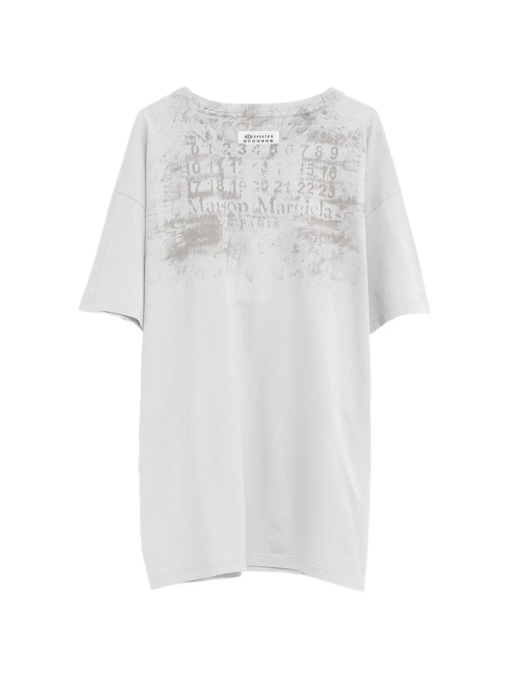 logo-print drop-shoulder T-shirt - 1