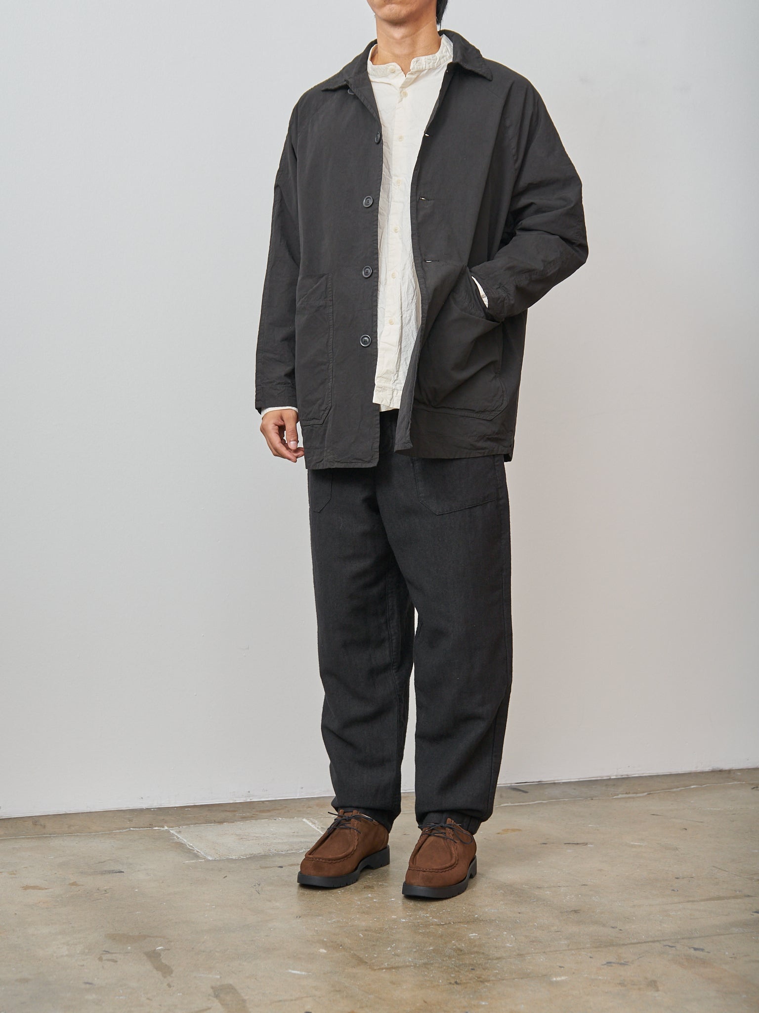 H Work Coat - Black - 4