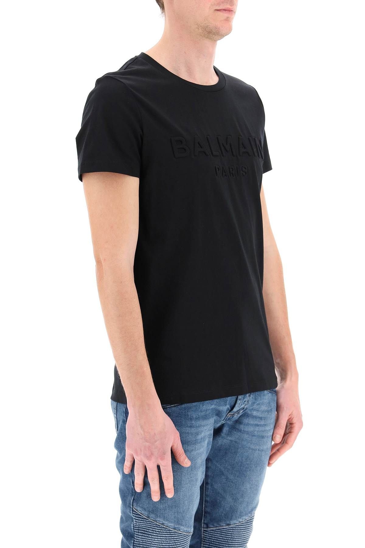 T-SHIRT WITH EMBOSSED LOGO - 3