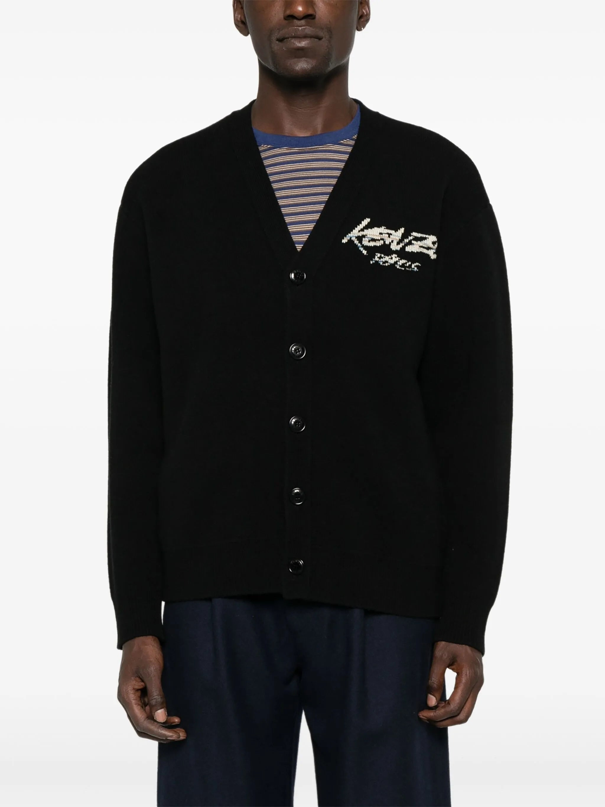 Kenzo X Futura 2000 Logo-embroidered Cardigan - 5