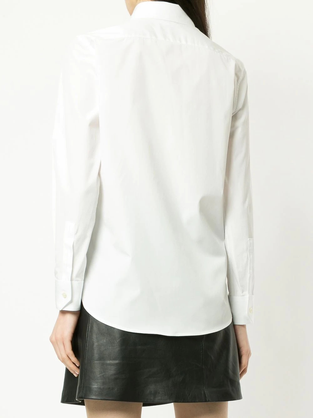 pointed collar shirt - 4