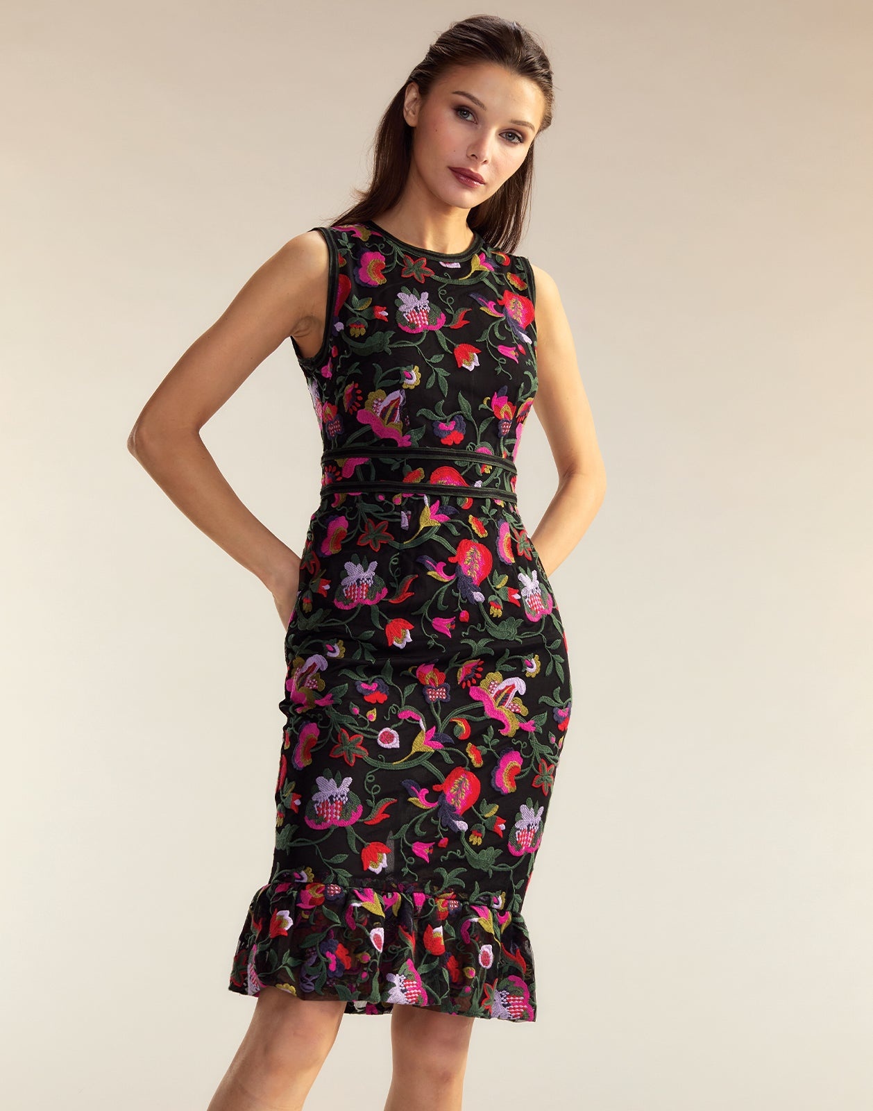 Eve Embroidered Dress - 7