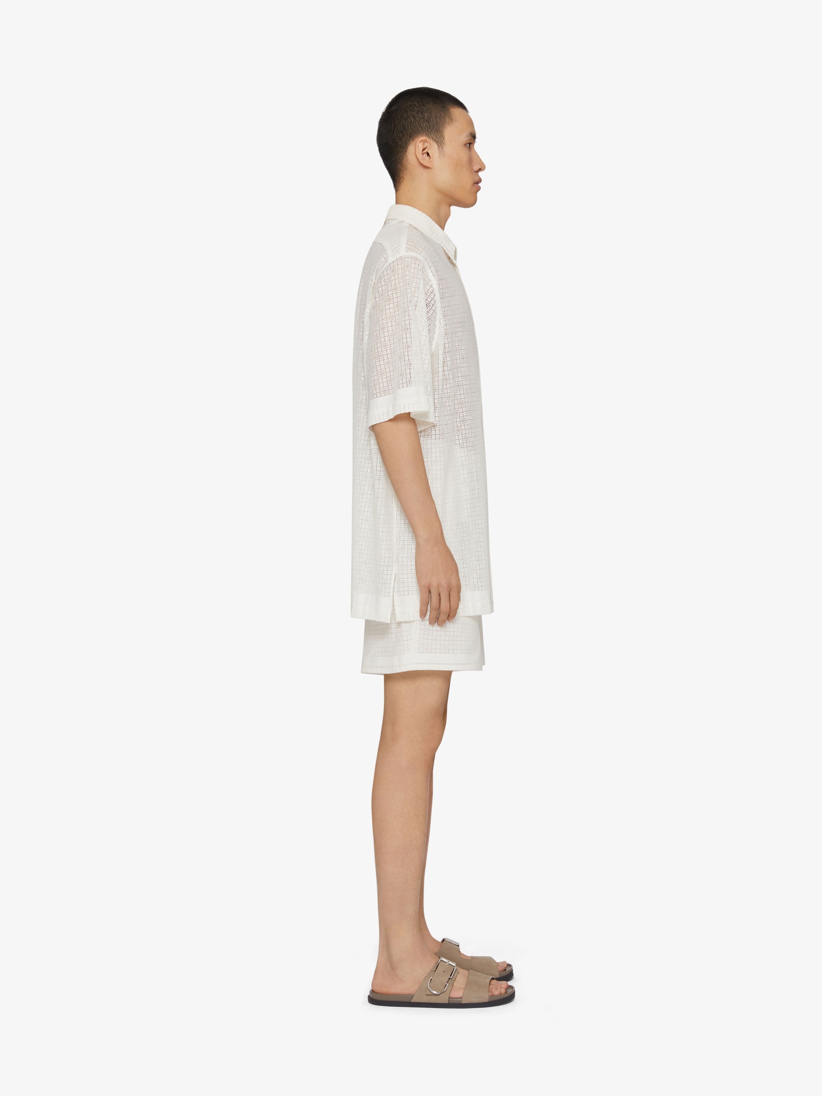BERMUDA SHORTS IN 4G LACE - 3