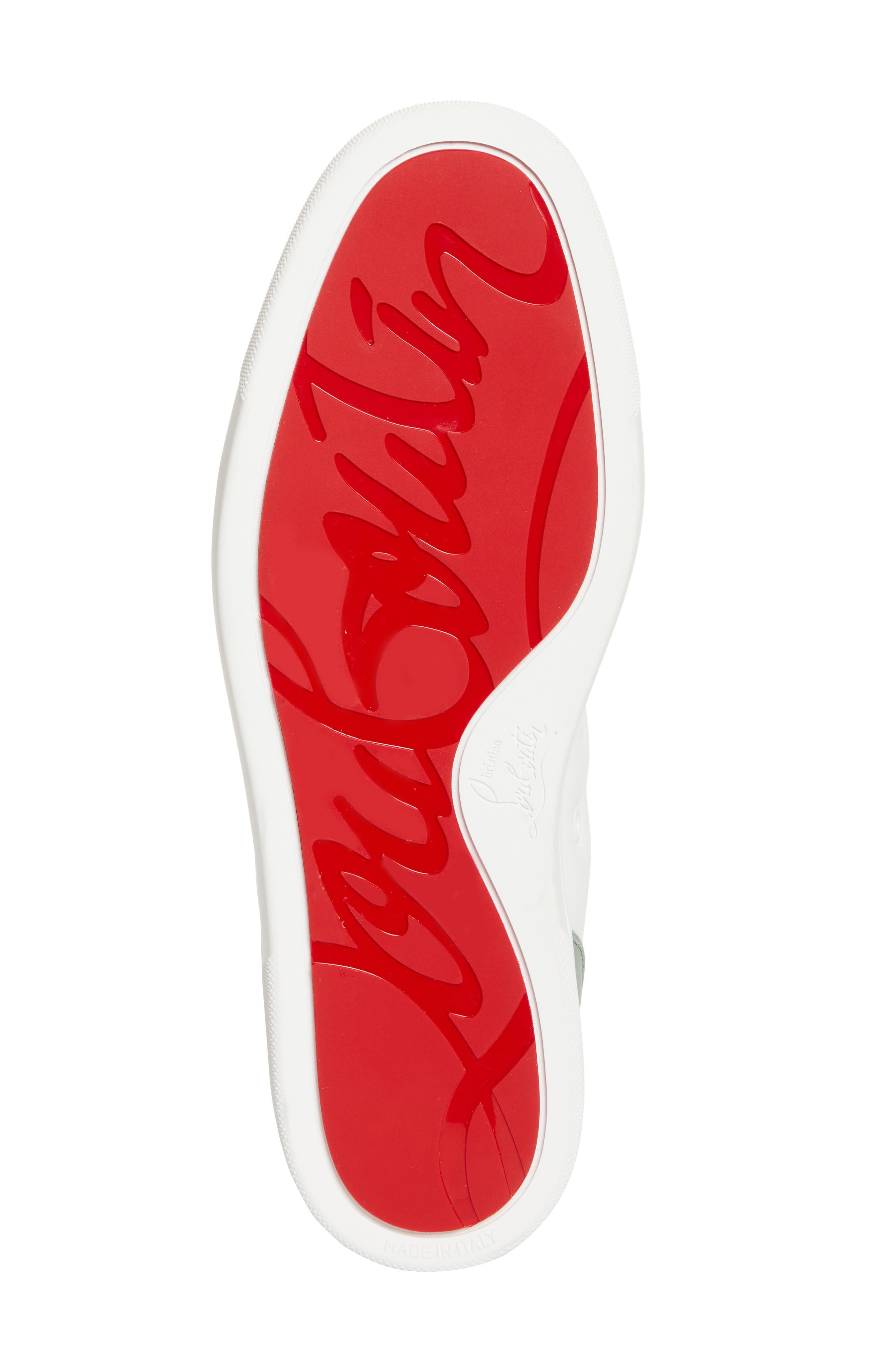 Christian Louboutin Fun Louis Sneaker in White/Manuka at Nordstrom - 6