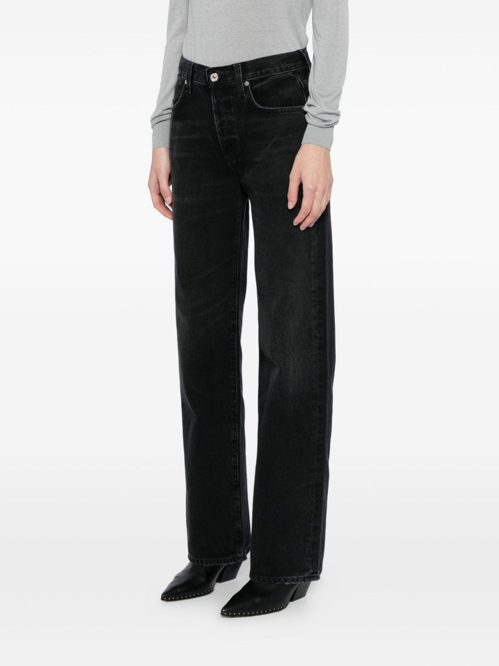 ANNINA high-raise wide leg jeans - 4