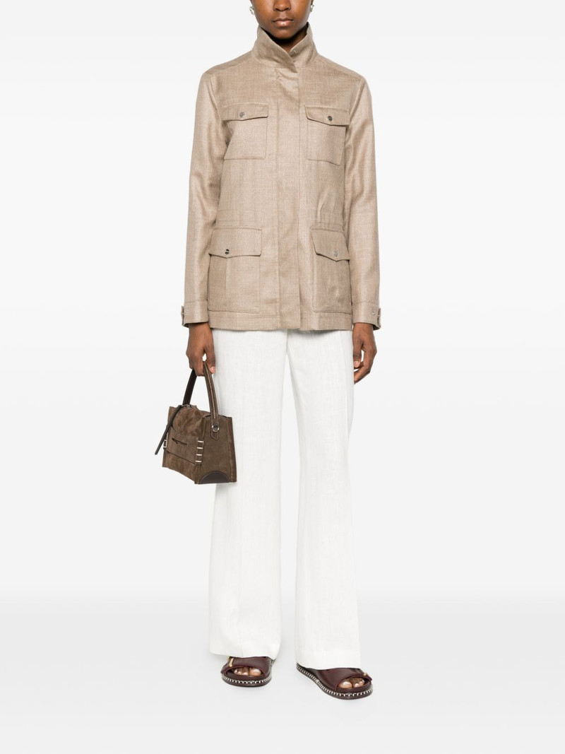 Herno buttoned pocket jacket outlook