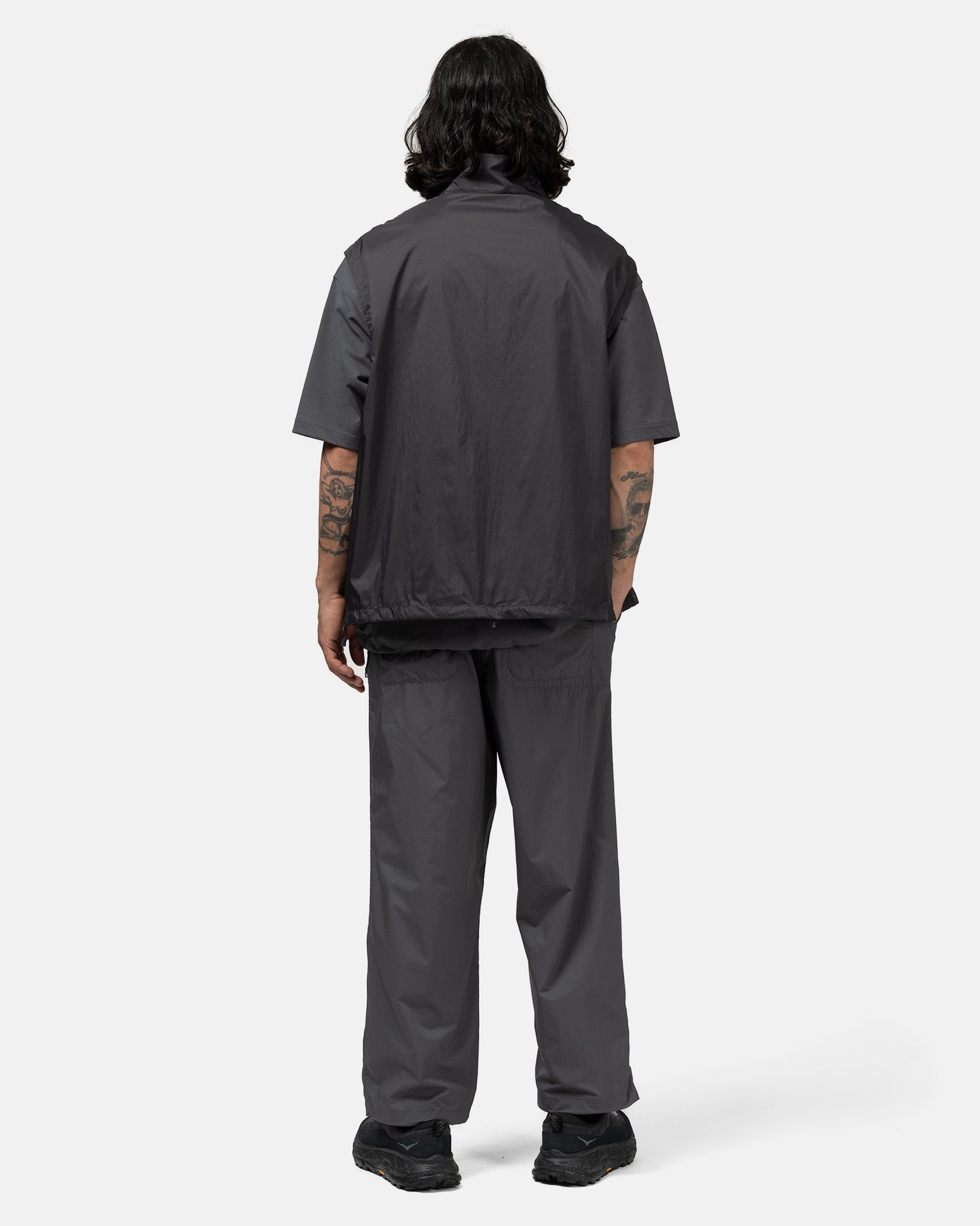 Tech Wind Shell Vest Charcoal - 3