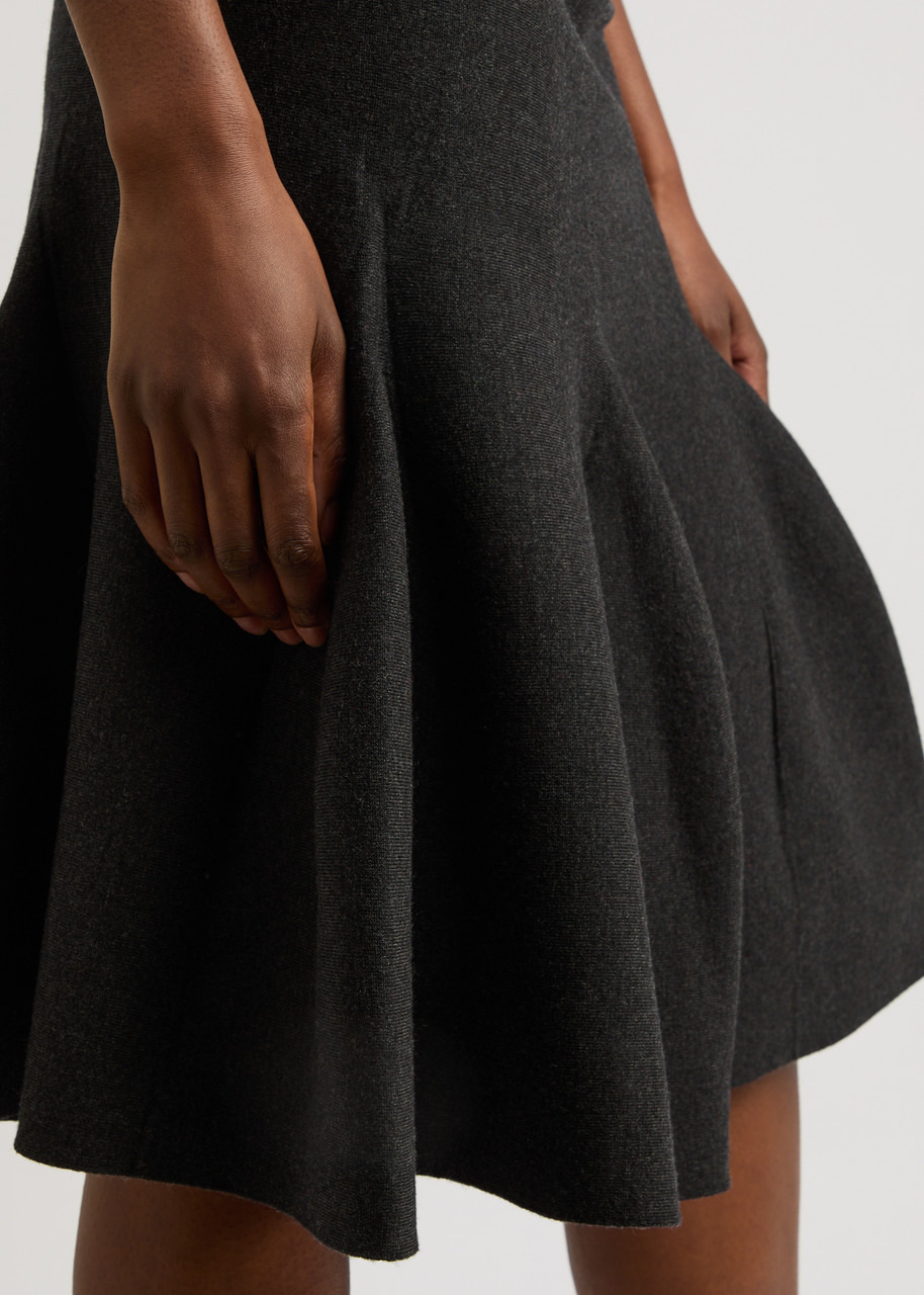 Alaïa Flared Wool-blend Skirt - 5