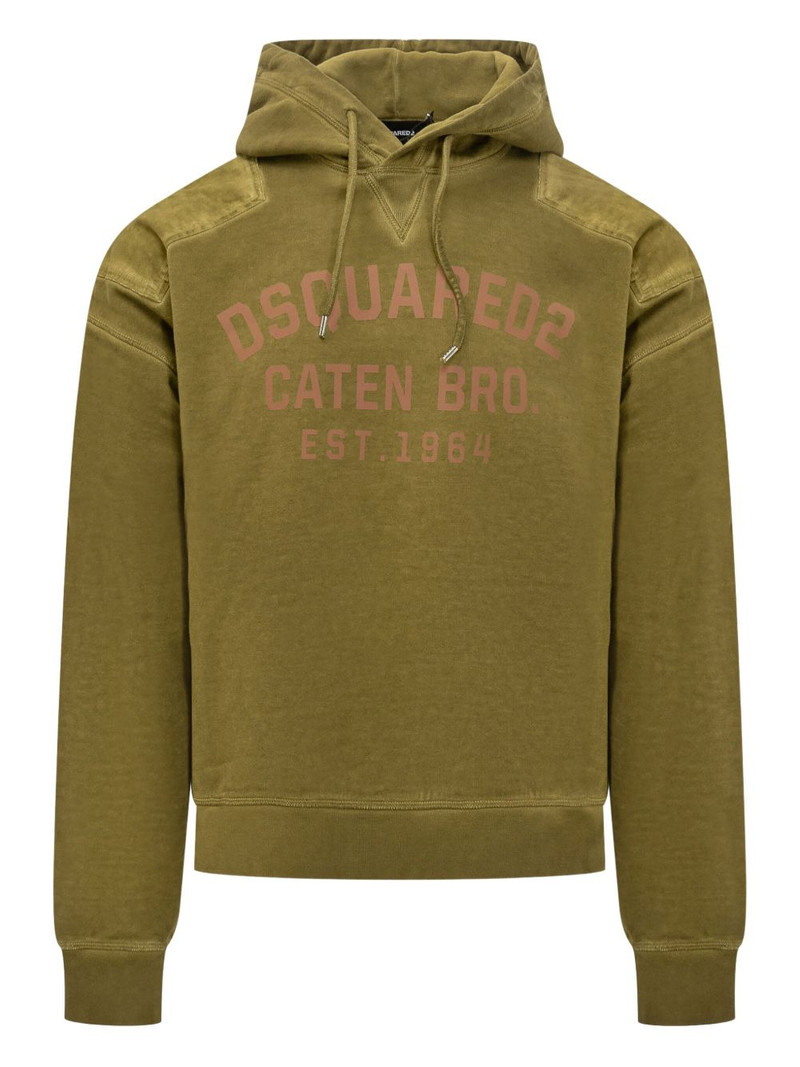Cypro shoulder-detail hoodie 1