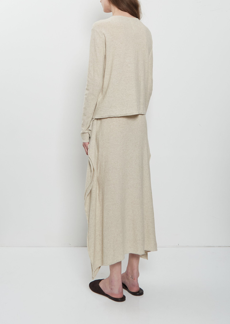 LAUREN MANOOGIAN Wave Cotton Linen Cardigan outlook