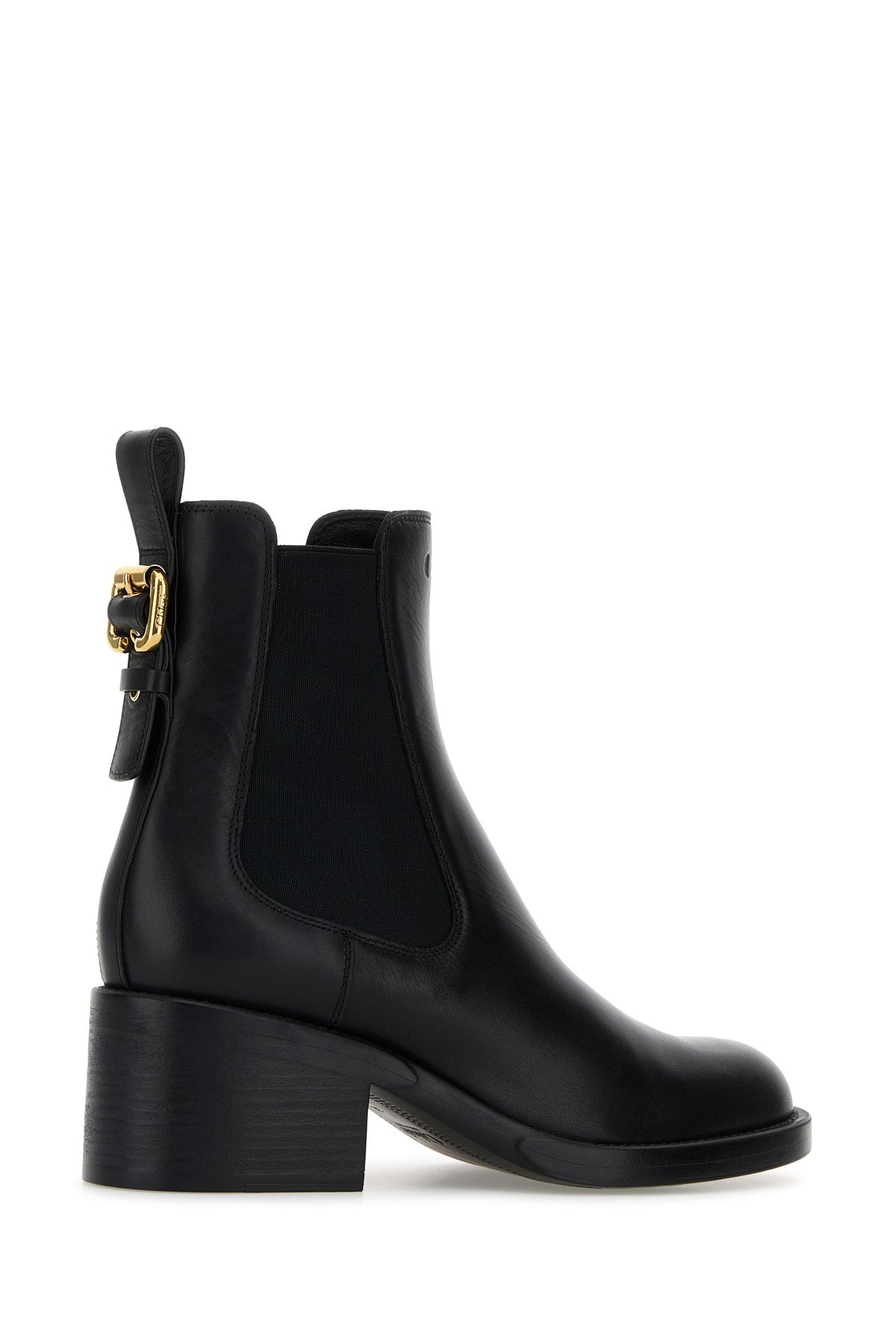 Black leather Dakota ankle boots - 3