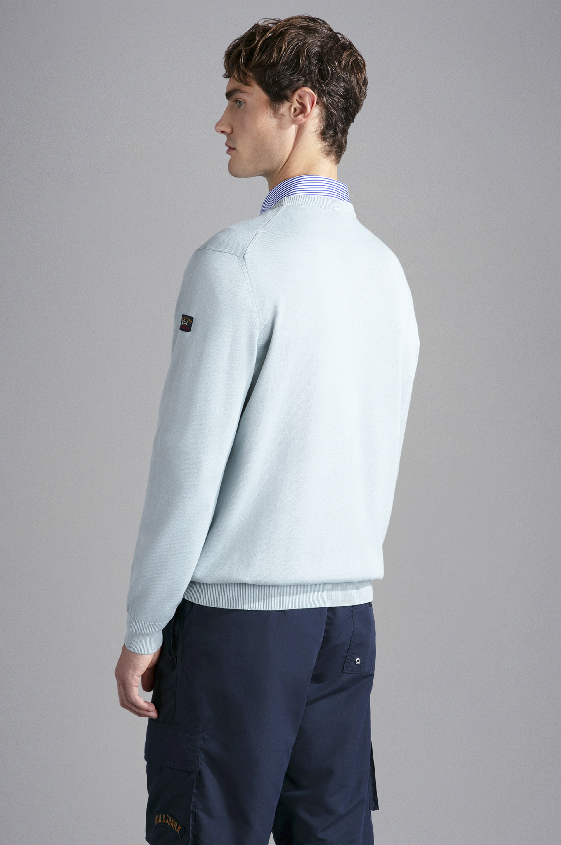 GARMENT DYED PIMA COTTON JUMPER - 3
