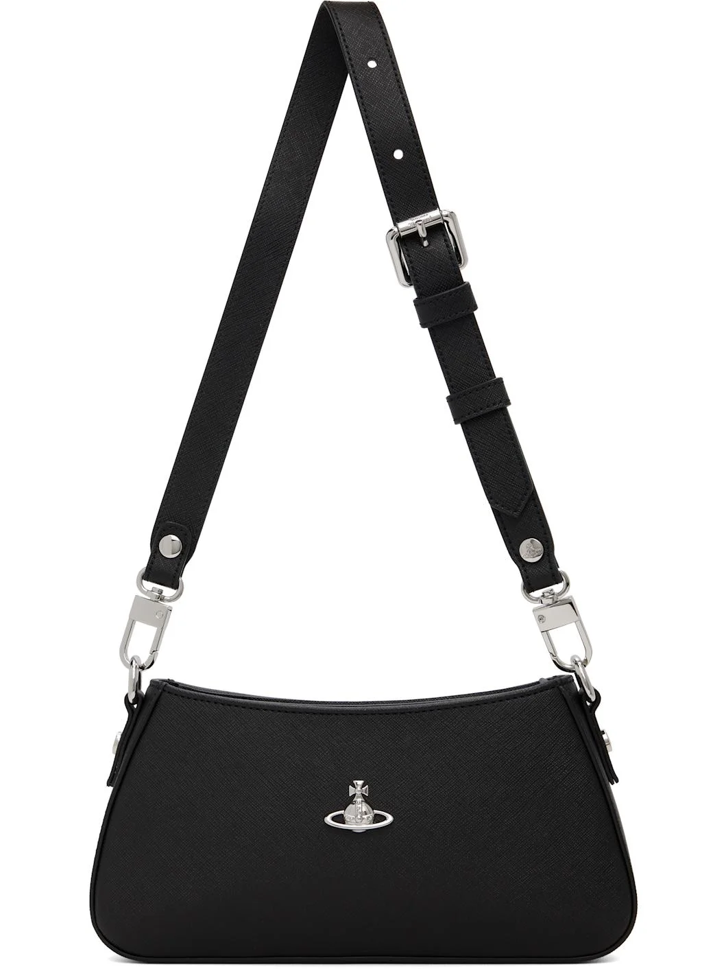 Black Tasha Shoulder Phone Bag - 1