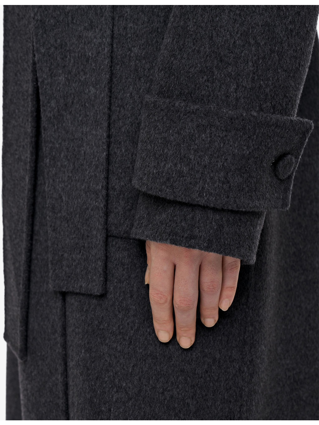Arline Double-Face Wool and Cashmere-Blend Coat - 5