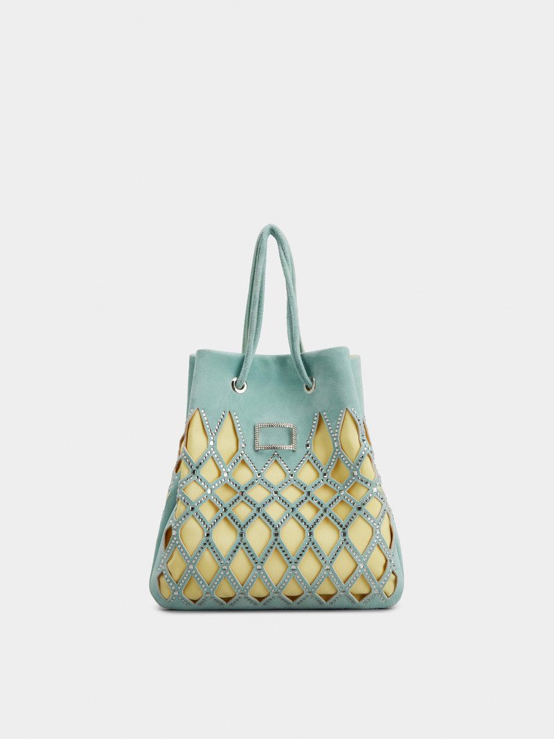 Viv' Pocket Queeny Mini Bag in Suede 1