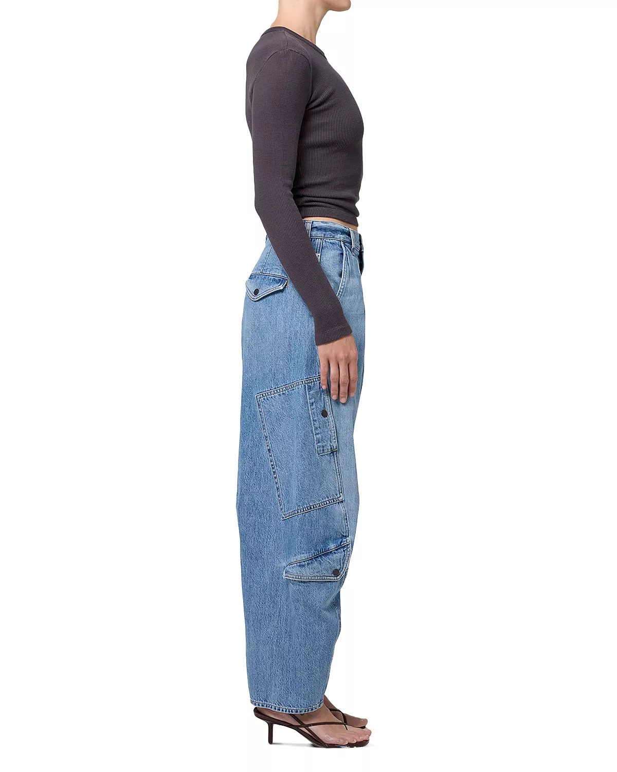 Flight High Rise Barrel Jeans in Zenith - 6
