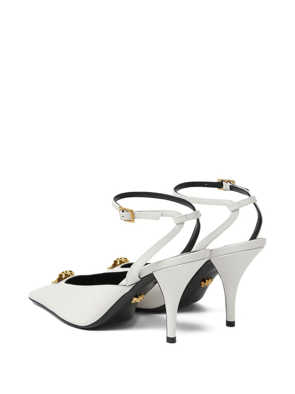 85mm La Medusa-head pointed-toe pumps - 3