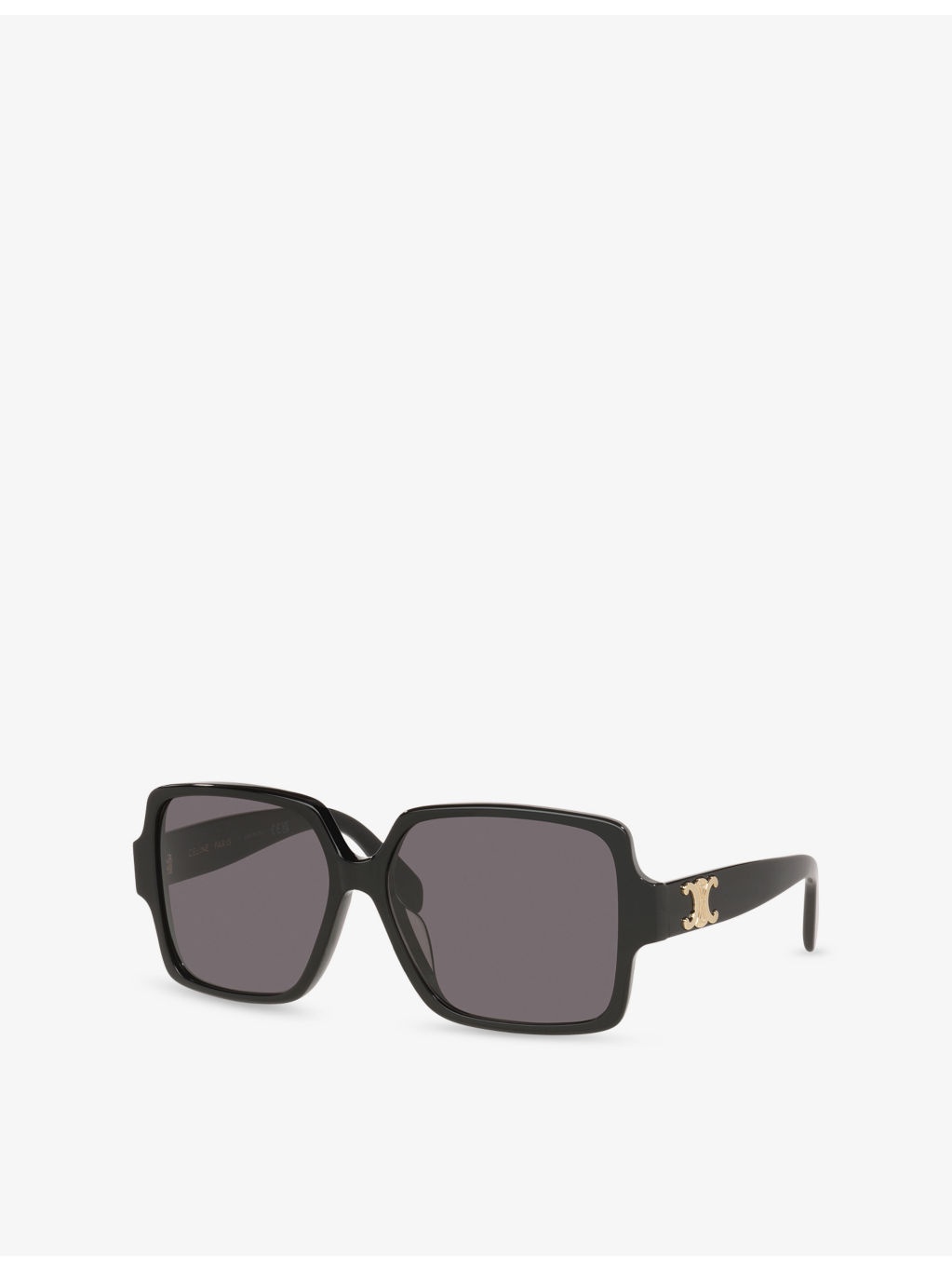 CL40316U Triomphe Square-Frame Acetate Sunglasses - 2