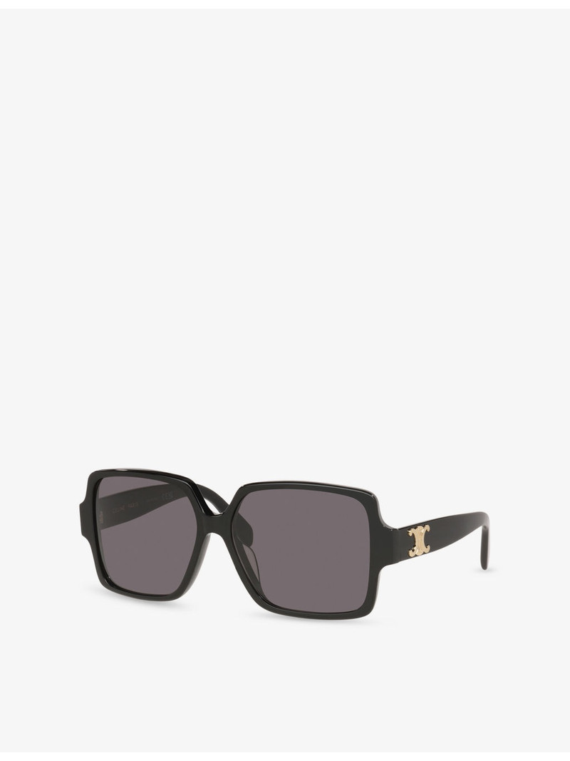 CELINE CL40316U Triomphe Square-Frame Acetate Sunglasses outlook
