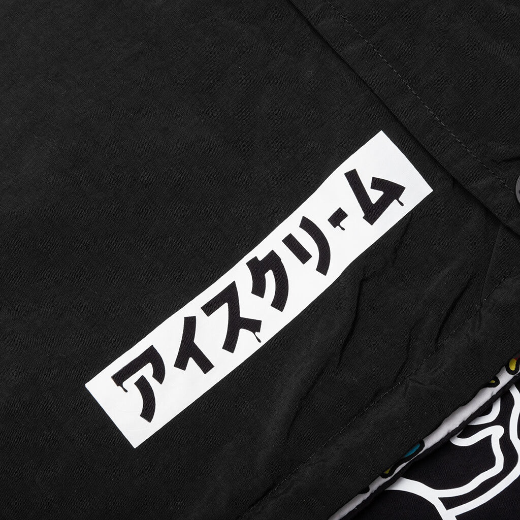 REVERSIBLE VIVID JACKET - BLACK - 5