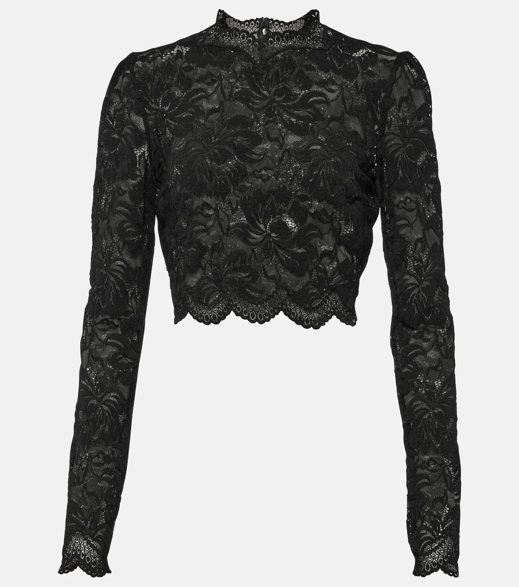 Floral lace top - 1
